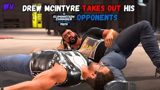 Drew McIntyre TAKES OUT His Elimination Chamber Opponents | WWE 2K23 Skits
