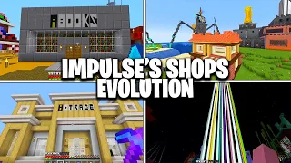 The Evolution of Impulse's Hermitcraft Shops! (Season 4 - 8)