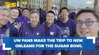 'Worth every penny': UW fans make the trip to New Orleans to watch the Huskies in the Sugar Bowl