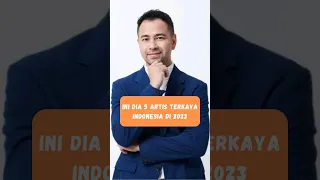 Ini dia 5 Artis Terkaya Indonesia di 2023 #shorts #shortvideo