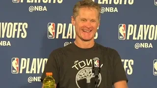 Steve Kerr Postgame Interview / Warriors vs Pelicans Game 5