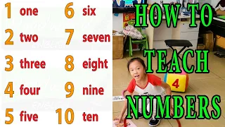 How to Teach Numbers to ESL Kindergarten Students [Learning to count 1-10]