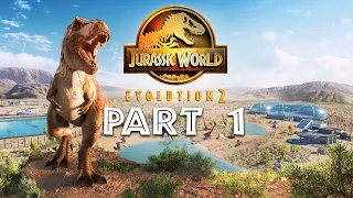 JURASSIC WORLD EVOLUTION 2 Gameplay Walkthrough Part 1 - CAMPAIGN INTRO