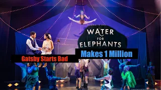Water For Elephants Makes 1 Million! Gatsby Starts Off Not Great, Lempicka Starts Weak!