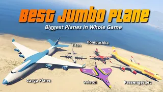 GTA V Which is the Best Jumbo plane | CargoPlane Jet Bombushka Titan  Volatol