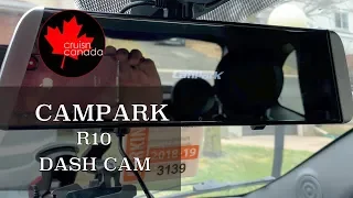 Campark R10 1080p Rear View Mirror Dash Cam | Best Dash Cam for 2019?