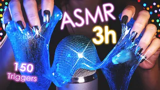 [ASMR] Best Triggers for Deep Sleep (No Talking) 😴 3hr -150 Triggers - 4k