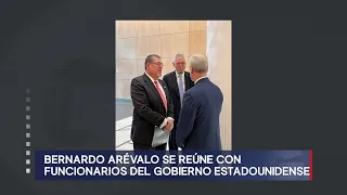 Bernardo Arévalo se reúne con funcionarios del gobierno de Estados Unidos