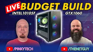 LIVE $400 Intel Budget Gaming PC /w Pinkytech - GTX1060, 16GB, 500GB SSD