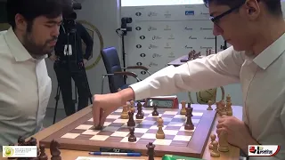 Future traitor Hikaru offers draw Alireza, smiles after decline, loses 20 sec later (2019 blitz WCC)