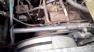 maz 537 engine running