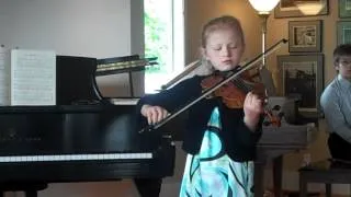 Mia playing "Swallowtail Jig"