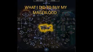 [POE 3.17] How I farmed my MAGEBLOOD in 1 week