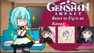 Genshin Impact react to F!Y/N As Kanao ||GenshinImpactxGacha || @Elenanoscara ||