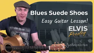 Blue Suede Shoes - Easy Guitar Lesson | Elvis Presley/Carl Perkins