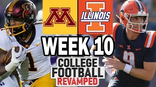 Minnesota at Illinois - Week 10 Simulation (2024 Rosters for NCAA 14)