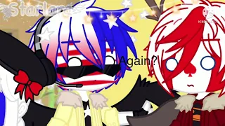 Countryhumans react to TikToks || Ft. English family || Gacha club countryhumans || R U S H E D-