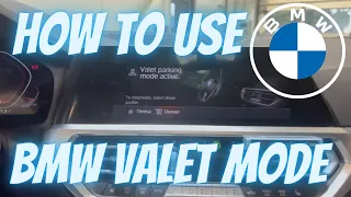 How To Use BMW Valet Mode on iDrive7