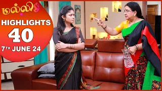 Malli Serial | EP 40 Highlights | 7th Jun 2024 | Nikitha | Vijay | Saregama TV Shows Tamil