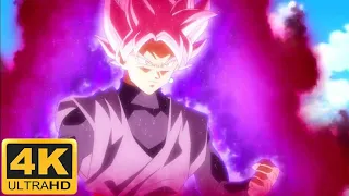 🐉👺 Goku Black Super Saiyan Rose Kaioken in Stunning 4K Wallpaper!