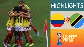 🇨🇴 Colombia vs Tanzania 🇹🇿 Women's World Cup U17 Championship Highlights | Quarter-Finals