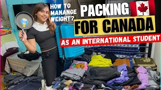 Packing for Canada | Things to pack 🇨🇦As an international student | Manvi Gangwani