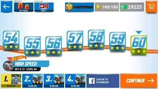 Hot Wheels Race Off Supercharged car all level 1-60 3 stars clear