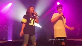 Kenzie Zigler and Johnny Orlando