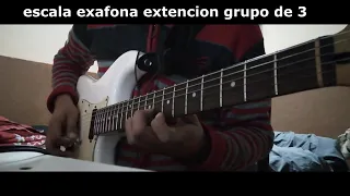 Escala exafona Guitar