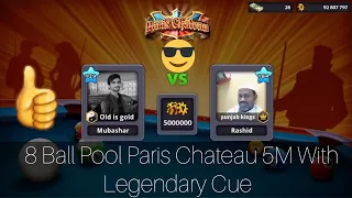8 Ball Pool- IMPOSSIBLE Shots On 8 Ball Pool (Paris Chateau 5M) With Legendary Cue