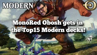 MonoRed Obosh gets in the Top15 Modern decks! | MTGO