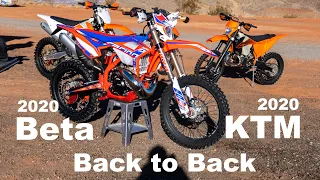 2020 Beta 300RR Race Edition Back to Back with 2020 KTM 300 XC-W | What Did We Learn?