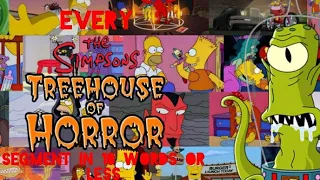 Every Treehouse of Horror Segment In 10 Words or Less