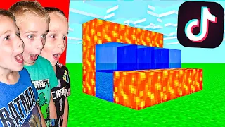 3 MAŁYCH KUZYNÓW REAGUJE DO MINECRAFTOWYCH TIK TOKÓW