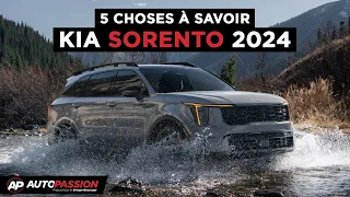 5 Choses À Savoir – Kia Sorento 2024