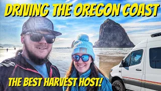 The BEST Harvest Host & Driving the Oregon Coast! | Van Life S2 E43