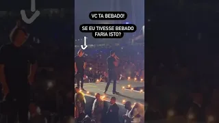 Natanzin bêbadim em show ao vivo Gusttavo Lima, detonando tudo com o Embaixador! CONFIRA! #shorts