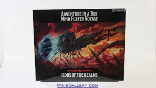 D&D Icons of the Realms, Adventures in a Box, Mind Flayer Voyage, Pre-Painted Miniatures, Review.