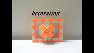 SLOW TUTORIAL - Rubik's Twist or Rubik's Snake 48 - Decoration