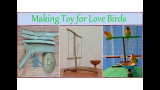 Making Toy for love birds - video 2 #birds #lovebirds #toys #pets #petlover