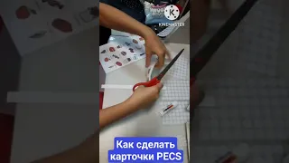 Как сделать карточки ПЕКС  PECS самостоятельно?