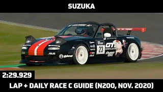 Gran Turismo Sport - Daily Race Lap Guide - Suzuka - Mazda Roadster Touring Car (N200)