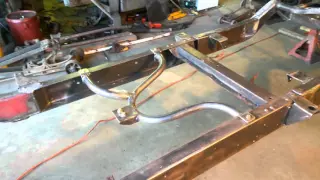 Camaro subframe install in a 57 chevy truck part 4