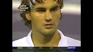 Tennis Masters Cup 2004 RR3 - R.Federer vs C.Moya Highlights