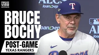 Bruce Bochy Discusses Decision to Start Max Scherzer: "I'd Let Him Do It Again" & Astros GM3 Win