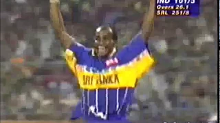 INDIA vs SRI LANKA,1996 WORLD CUP SEMI FINAL,EDEN GARDENS,KOLKATA,INDIA INNING