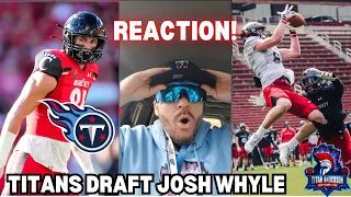 Titans Fan 🔥 Reaction to the Tennessee Titans Drafting JOSH WHYLE 147th in the 2023 NFL Draft!