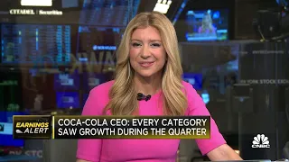 Coca-Cola beats earnings estimates, raises outlook as volume grows despite price hikes