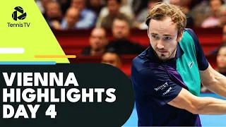 Medvedev Battles Thiem, Rublev, Sinner & Tsitsipas Also Feature! | Vienna 2022 Highlights Day 4