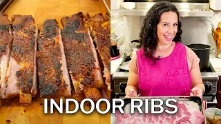 Carla Makes Indoor Spiced and Glazed Pork Ribs